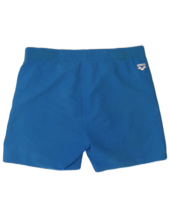 ARENA Mens Graphic Swimming Shorts Medium  Blue