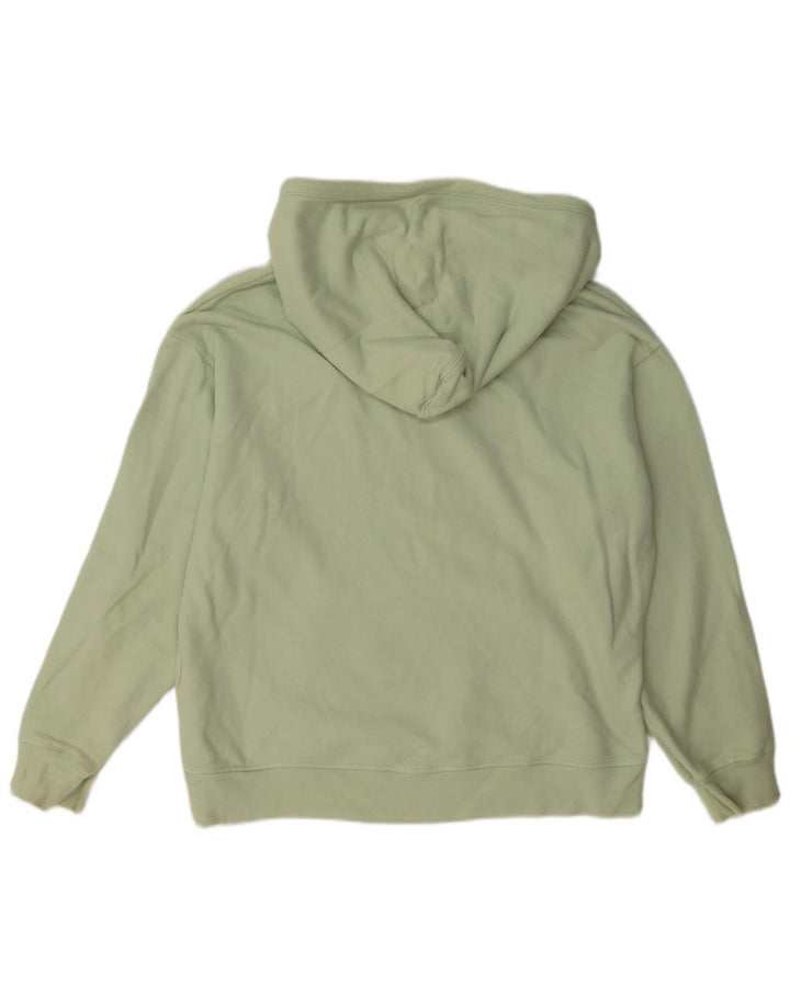 Levi's Womens Hoodie Jumper UK 14 Medium Green Cotton