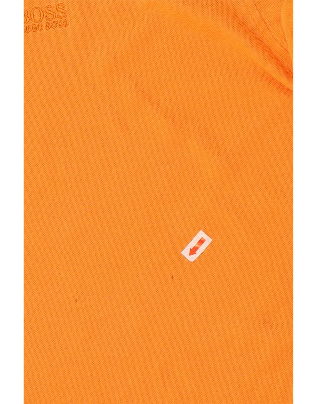 Hugo Boss herre poloshirt Stor orange bomuld