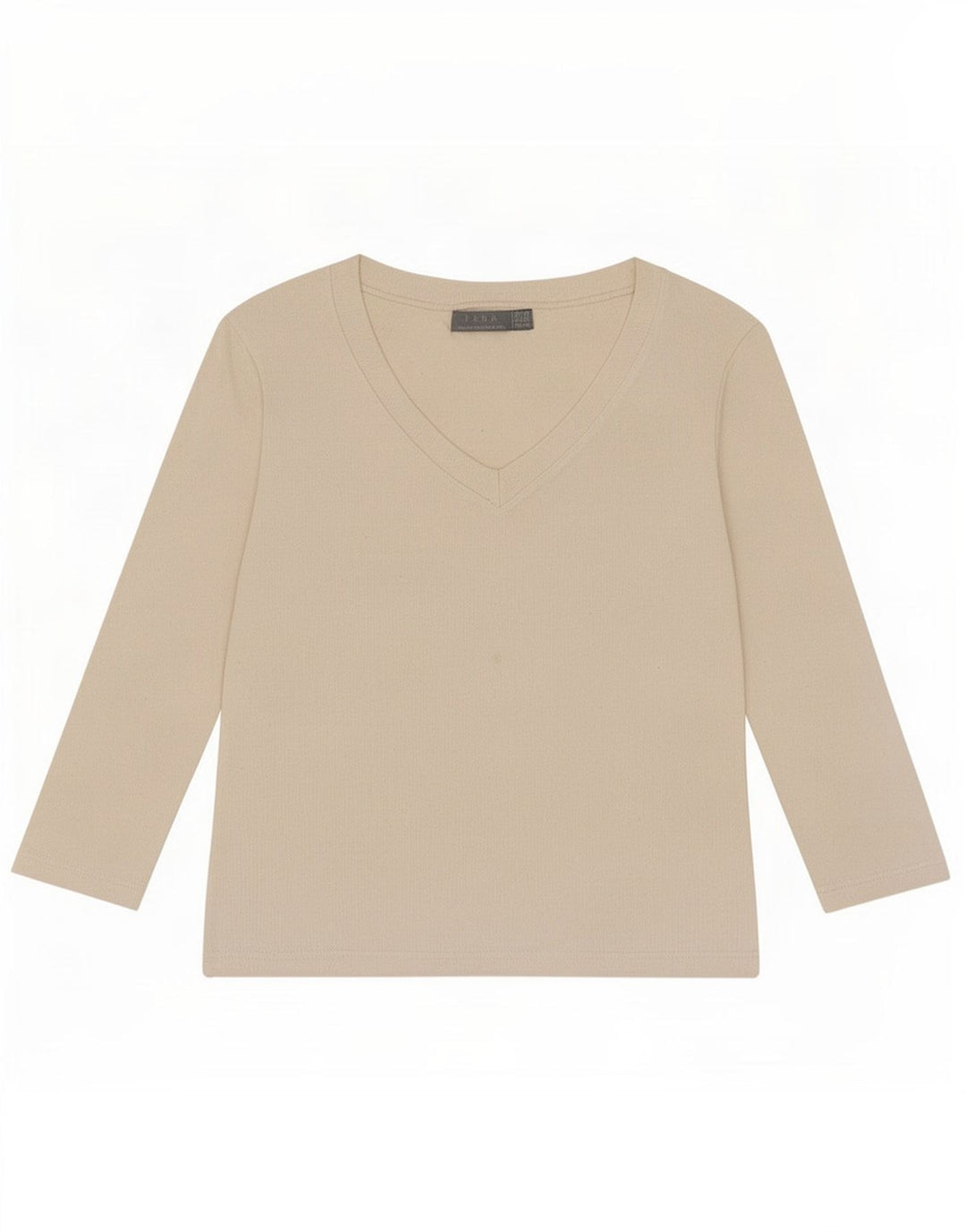Zara Womens Crop Top 3/4 ærme UK 12 Medium White