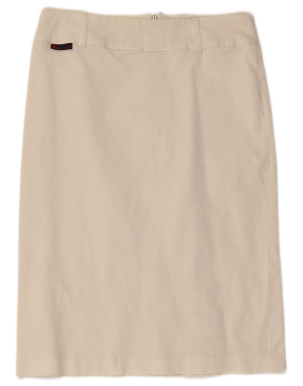 Dolce & Gabbana Женская прямая юбка IT 42 Medium W30 Белый хлопок