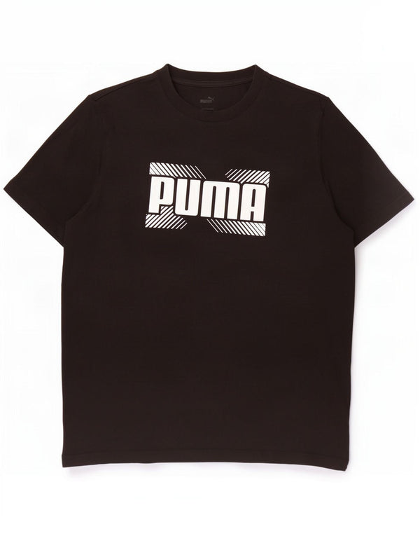 Tricou grafic Puma pentru bărbați Top Large Negru