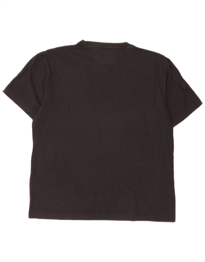 Champion T-Shirt Homme Haut Large Noir Coton