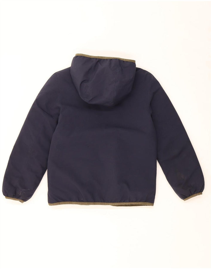 DIESEL Windjacke mit Kapuze für Jungen, 9–10 Jahre, marineblaues Polyester