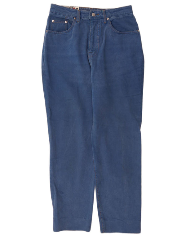 Vaqueros cónicos uniformes para mujer W32 L28 Algodón azul