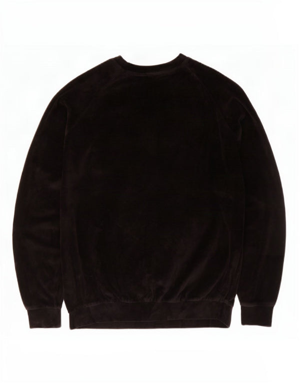 Damska bluza Puma Graphic Velour Jumper UK 12 Średnia czarna bawełna
