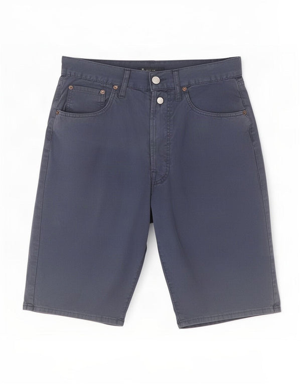 Replay Mens Casual Shorts Medium W32 Navy Blue Cotton