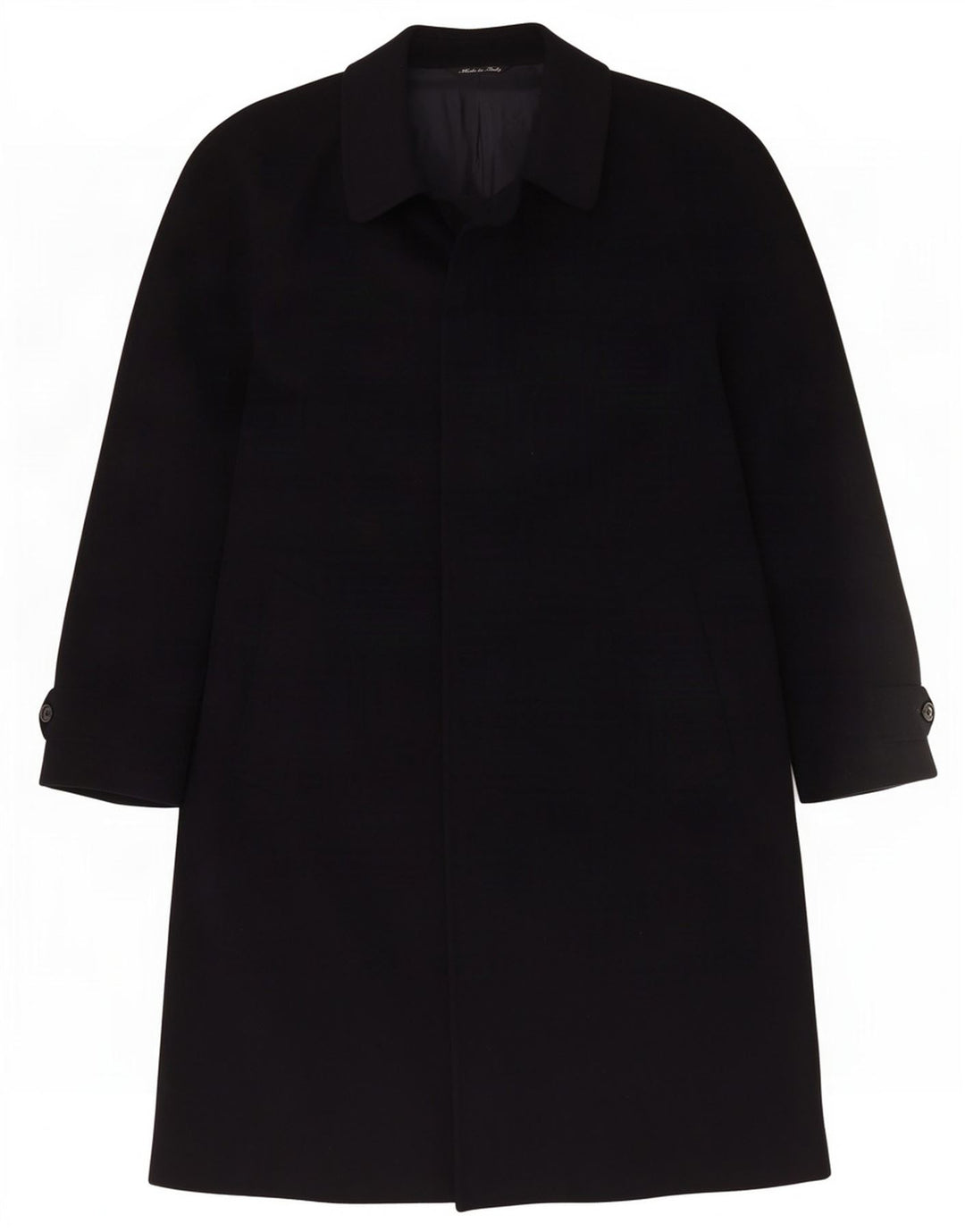 Cappotto da uomo Piccadilly UK 38 medio in lana blu navy
