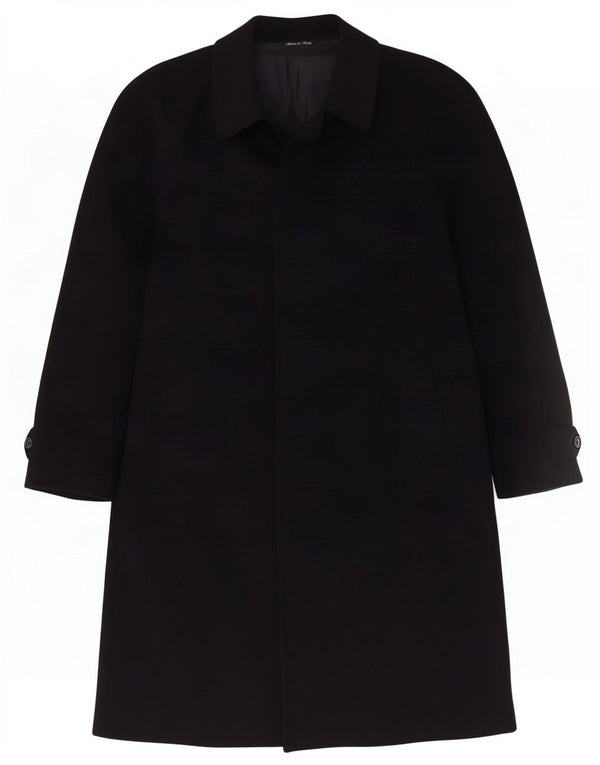 Ανδρικό πανωφόρι Piccadilly UK 38 Medium Navy Blue Wool