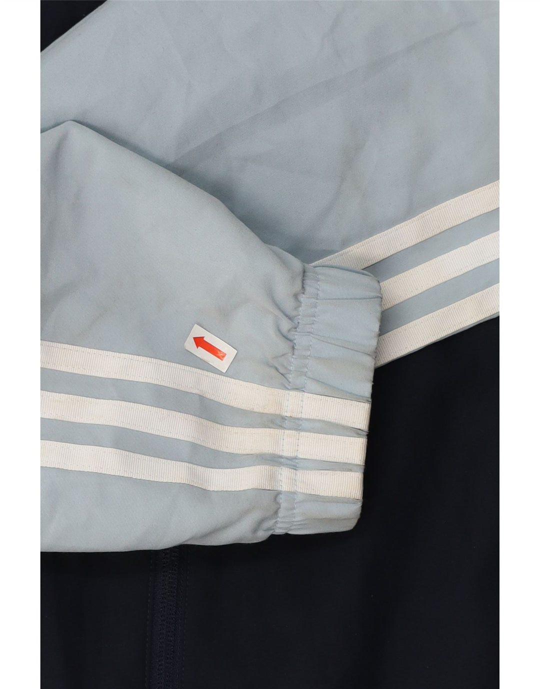 Giacca da ginnastica da uomo Adidas, giacca media, in poliestere color block blu navy