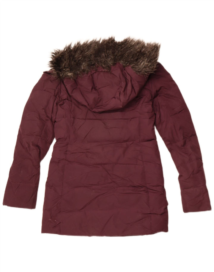 Damska wyściełana kurtka Jack Wills UK 8, mała, bordowa, poliester