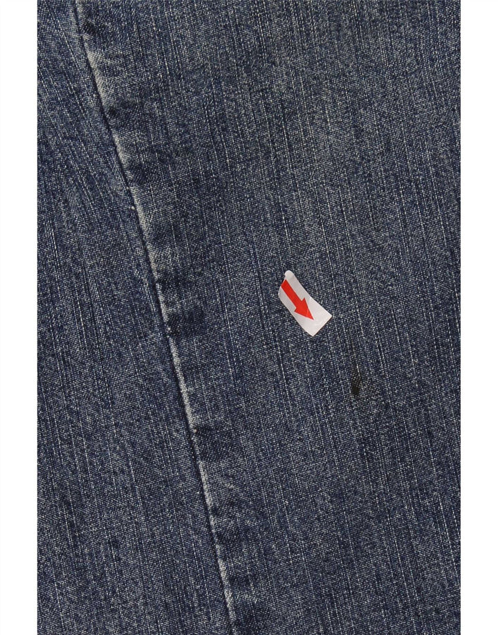 Calvin Klein Mens Straight Jeans W34 L31 Blue Cotton