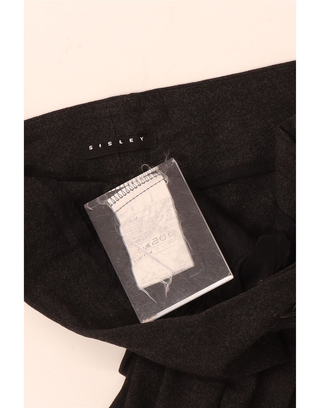 Sisley Dame Bootcut Suit Bukser IT 42 Medium W30 L32 Grå Flecked