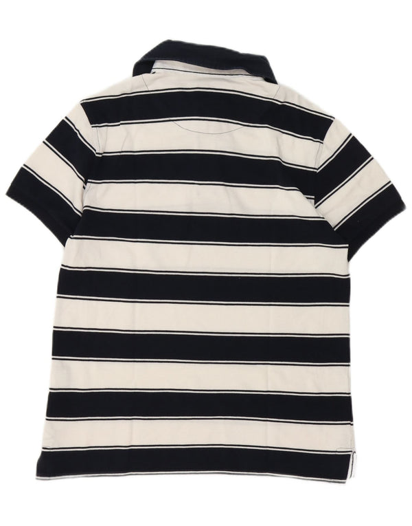 Polo Uomo Slam Piccola in Cotone Rigato Bianco