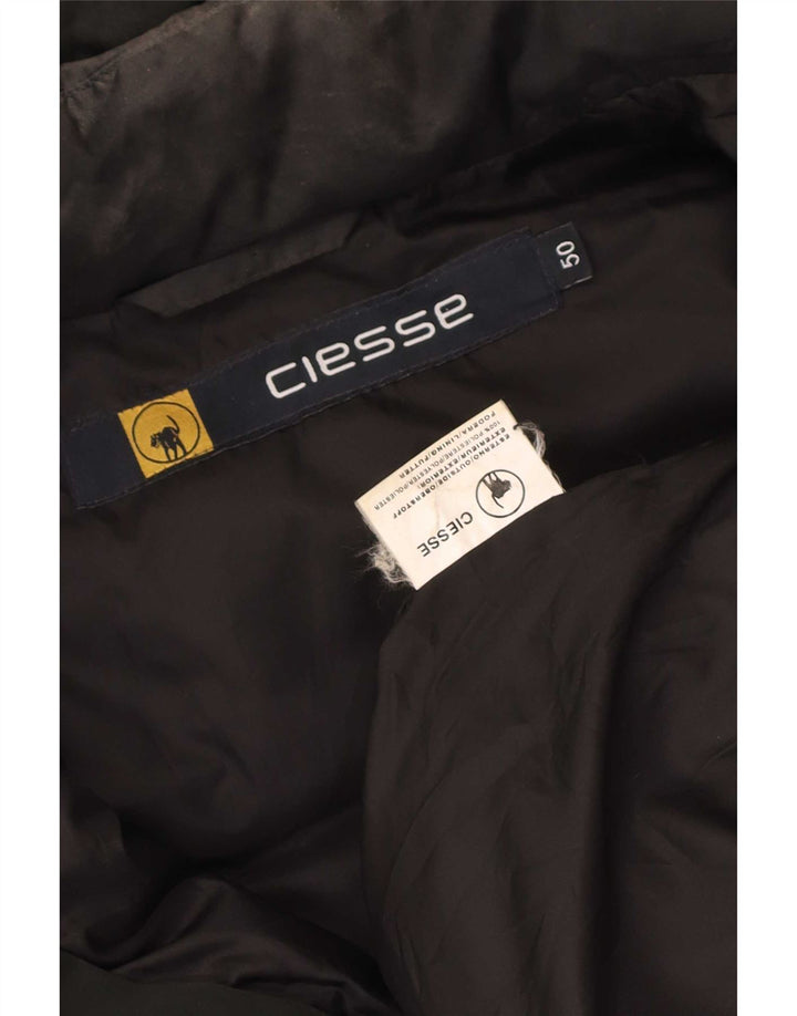 Ciesse Piumini Mens Hooded Padded Jacket IT 50 Large Black Polyester