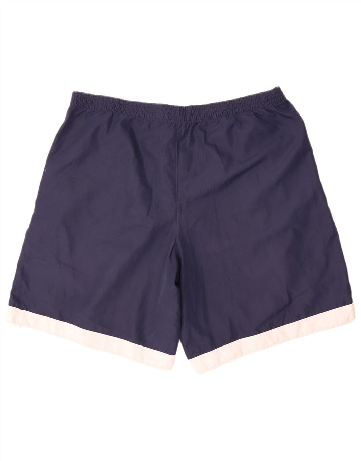 Fila Mens Chino Shorts Large W36  Navy Blue Colourblock Polyester