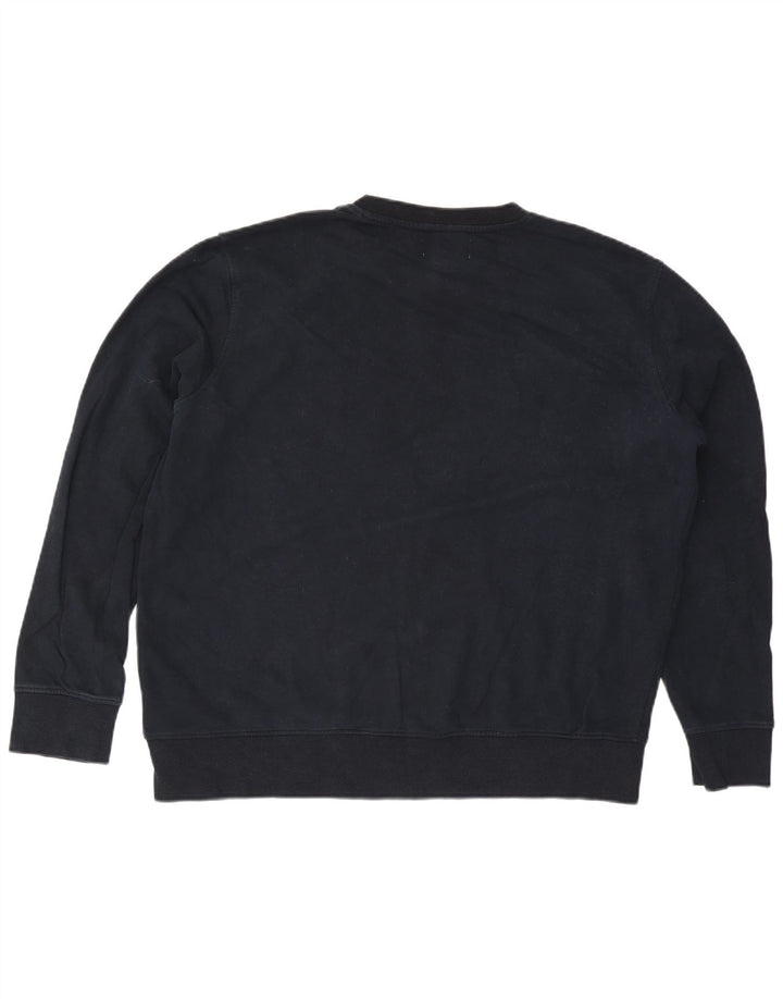 Marks & Spencer Mens Sweatshirt Jumper 2XL Navy Blue Cotton