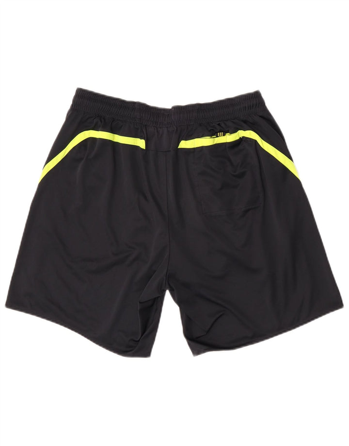 Adidas Herre Climacool Sports Shorts Large Black Colourblock Polyester