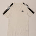 Adidas Mens T-Shirt Top Small White Cotton