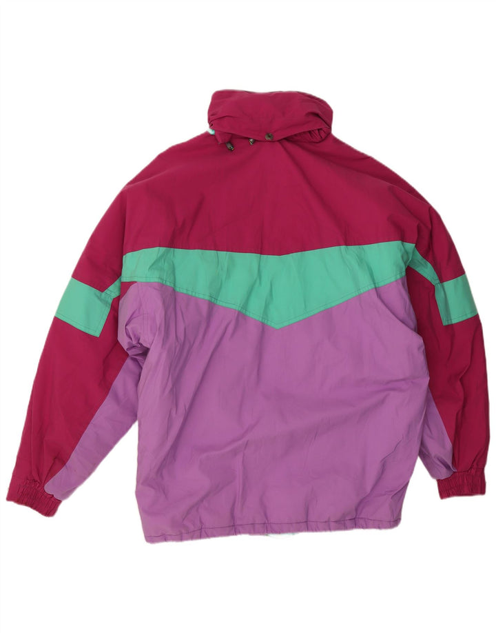 Bailo Womens Gore-Tex Waterproof Ski Jacket IT 46 Large Pink Colourblock