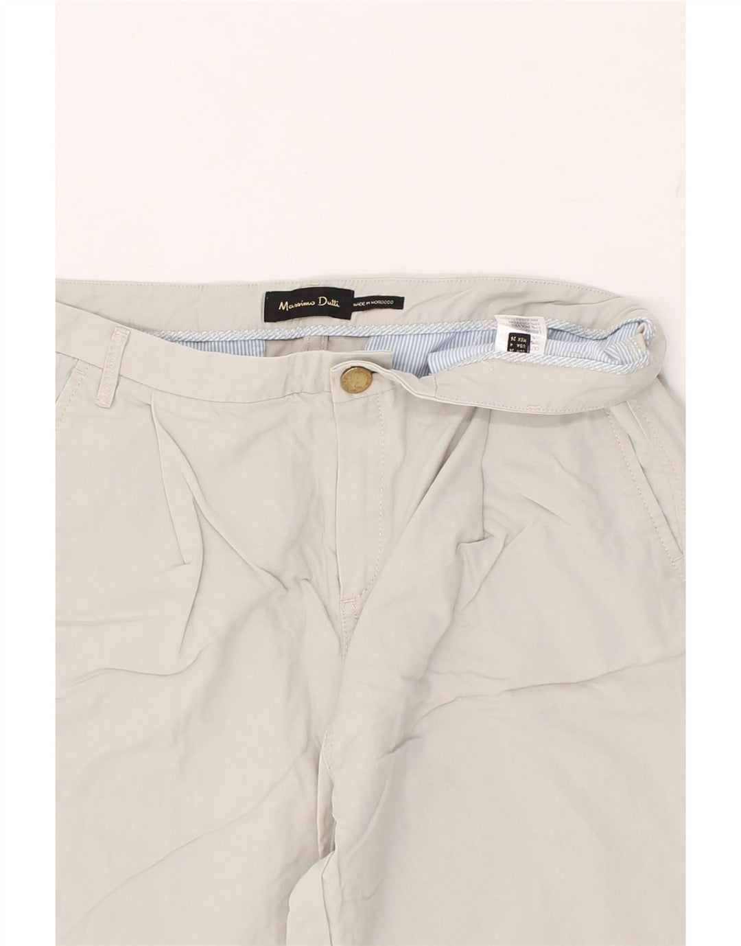 MASSIMO DUTTI Womens Slim Chino Trousers EU 36 XS W31 L27 Grey Lyocell | Vintage Massimo Dutti | Thrift | Second-Hand Massimo Dutti | Used Clothing | Messina Hembry 