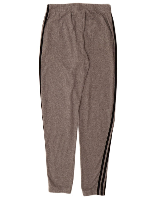 Adidas Boys Tracksuit Trousers Joggers 15-16 Years  Grey Cotton