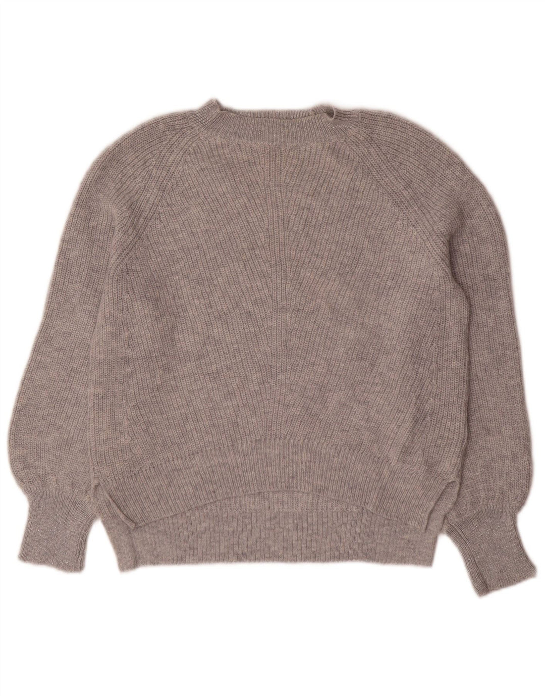 Marks & Spencer dame sweater med rund hals i overstørrelse UK 10 lille grå