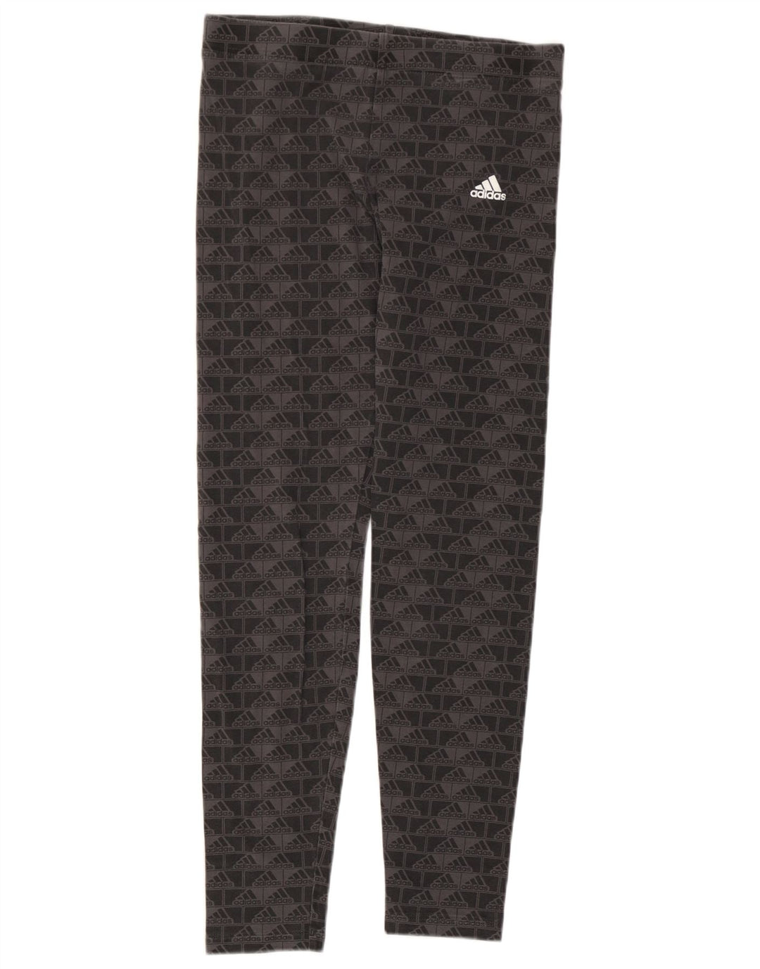 Adidas Girls Graphic Leggings 14-15 Years  Grey