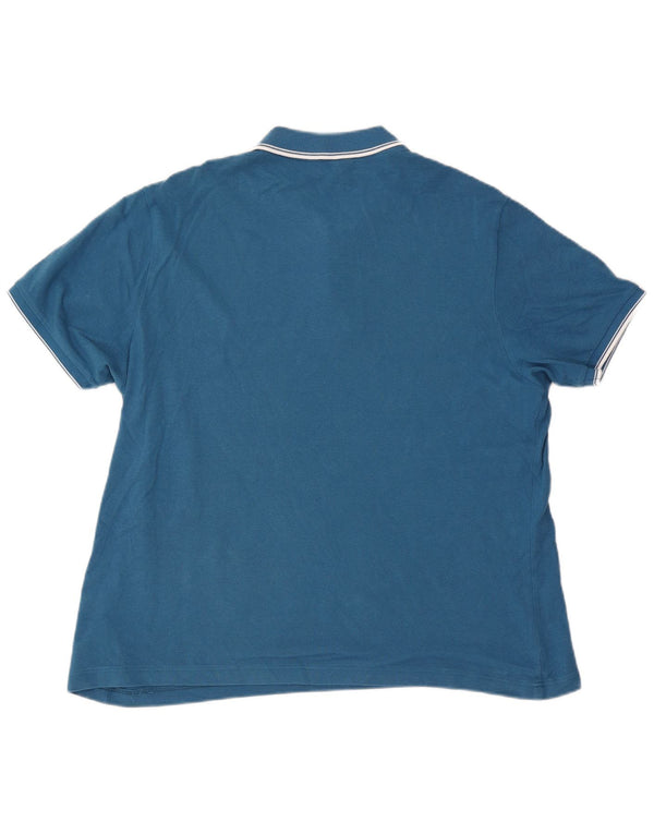 Ben Sherman Mens Polo Shirt XL Blue Cotton