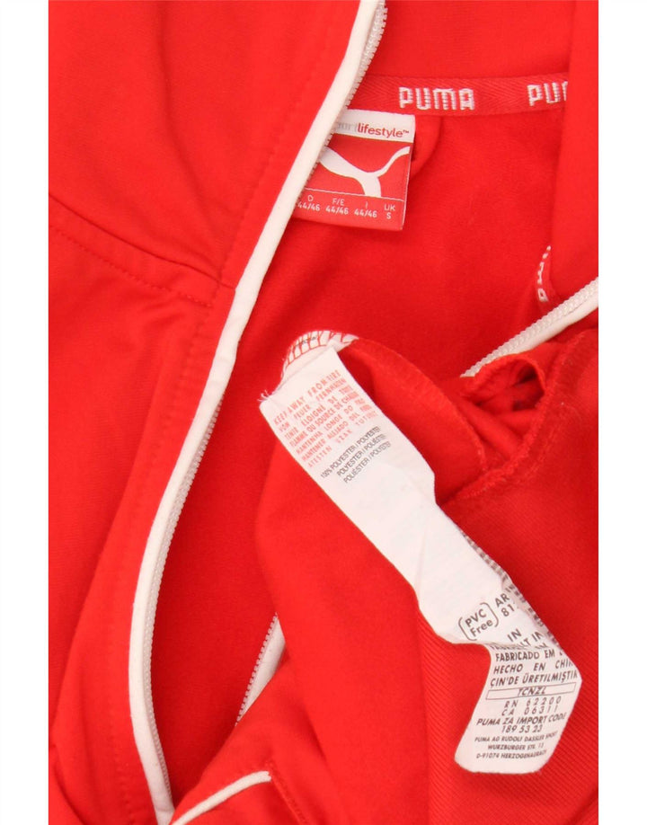 Puma Hombre Chándal Top Chaqueta Pequeña Poliéster Rojo