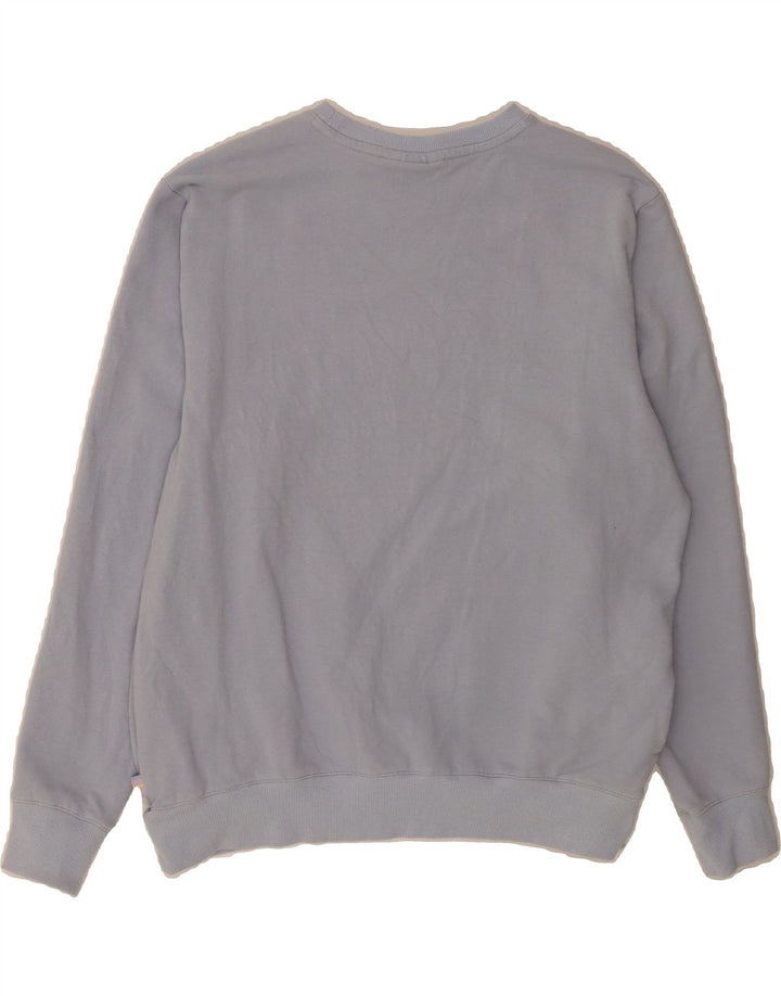 FILA Womens Sweatshirt Jumper UK 16 Large Blue Cotton Vintage Fila and Second-Hand Fila from Messina Hembry 