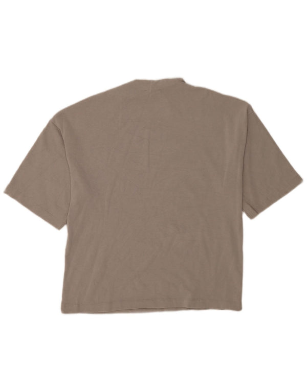 Zara T-shirt surdimensionné pour femme UK 10 Petit Gris