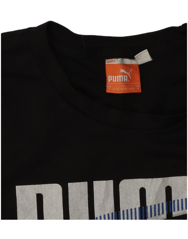T-shirt grafica da uomo Puma Top Small Nera
