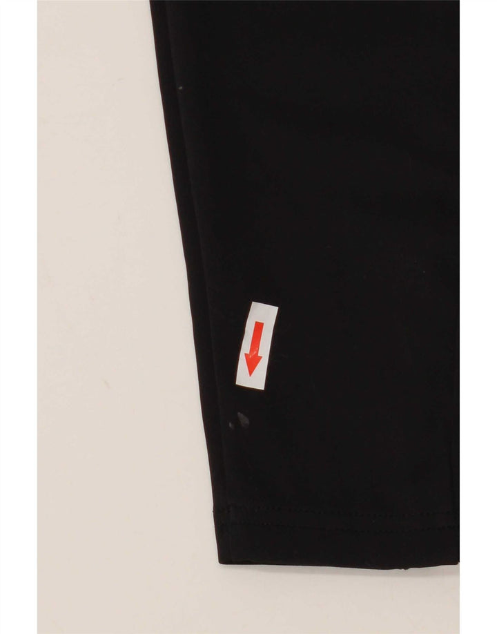 Adidas Womens Crop Leggings UK 12/14 Medium Black Polyester