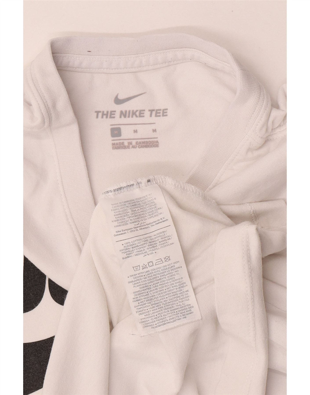 Adidas Grafisk T-shirt top til mænd Medium hvid bomuld