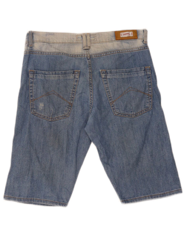CARRERA Jeansshorts im Used-Look für Jungen, 13–14 Jahre, W30, blaue Baumwolle