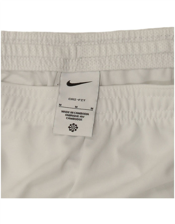 Мужские спортивные шорты NIKE Dri Fit, средний белый полиэстер