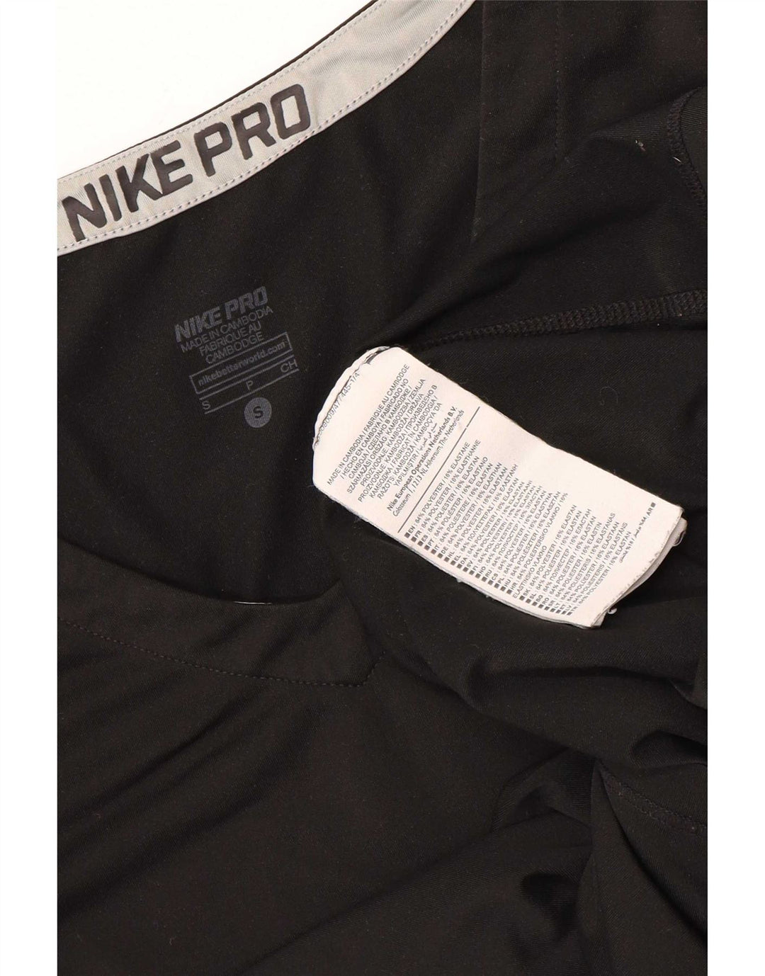 Nike Dri Fit Top cu mânecă lungă pentru femei UK 8 Small Negru Poliester