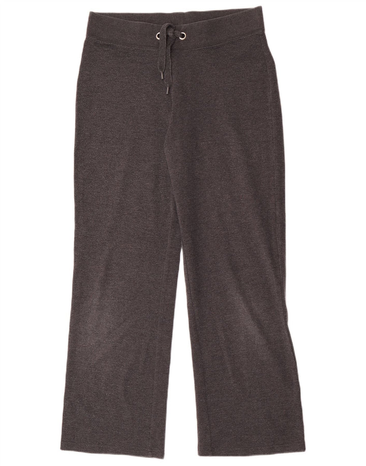 Marks & Spencer Womens Tracksuit Trousers UK 10 Small  Grey Cotton