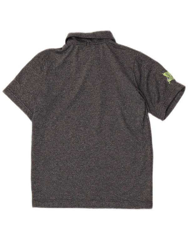 Nike Boys Dri Fit Polo Shirt 8-9 år Small Grey Colourblock Polyester