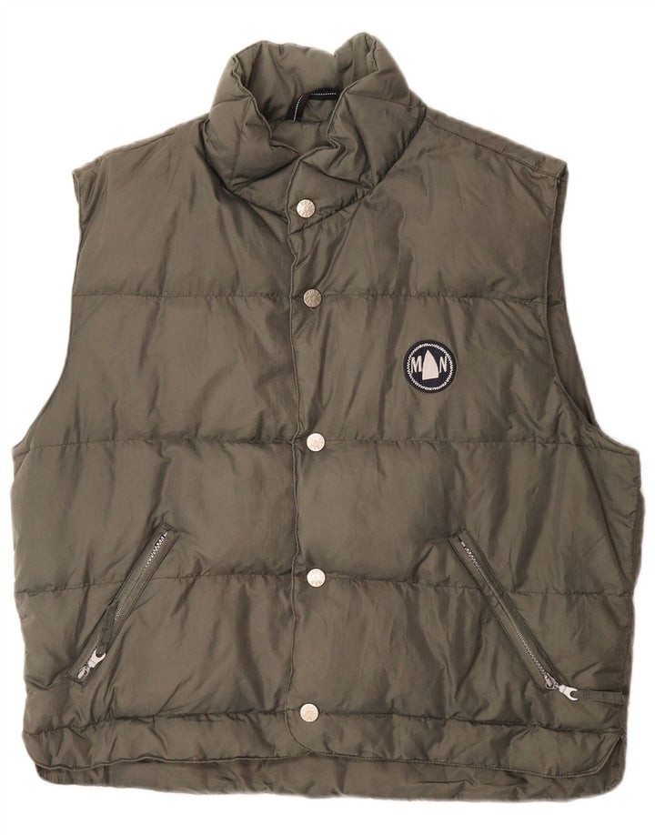 Murphy & Nye Mens Padded Gilet UK 38 Medium Grey