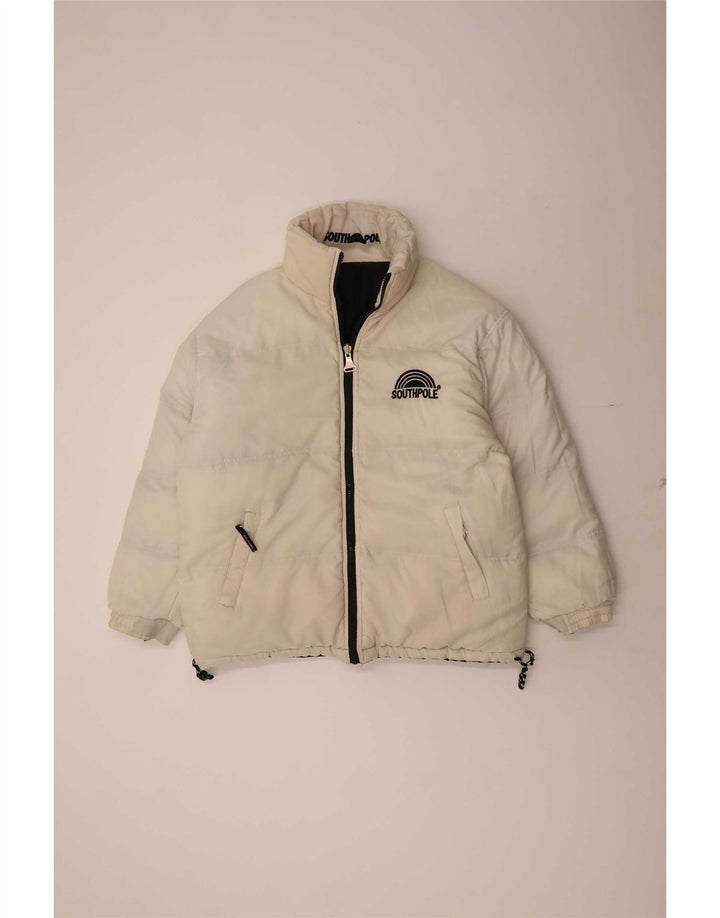 Jachetă reversibilă cu grafică Southpole pentru bărbați UK 38 Medium Black Colorblock