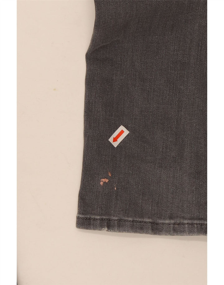 Trussardi Damen Slim Jeans W32 L34 Grau