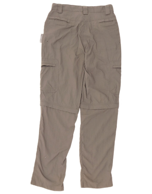 Mountain Warehouse Womens Straight Cargo Trousers UK 6 XS W28 L26 Grey