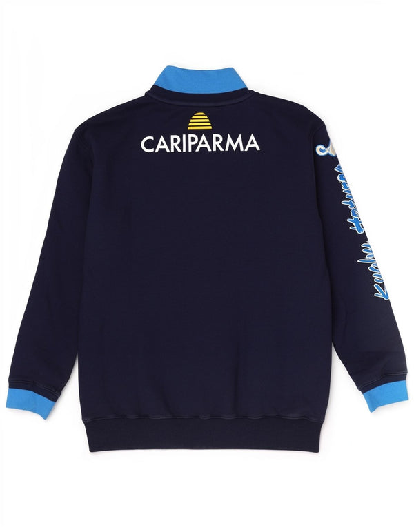 Kappa Mens Italia Graphic tréningruha felső kabát 3XL sötétkék Colourblock