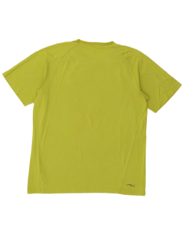 Adidas Mens Clima 365 Camiseta Top Grande Verde Algodón