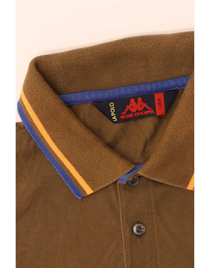Kappa Polo Homme Grand Kaki