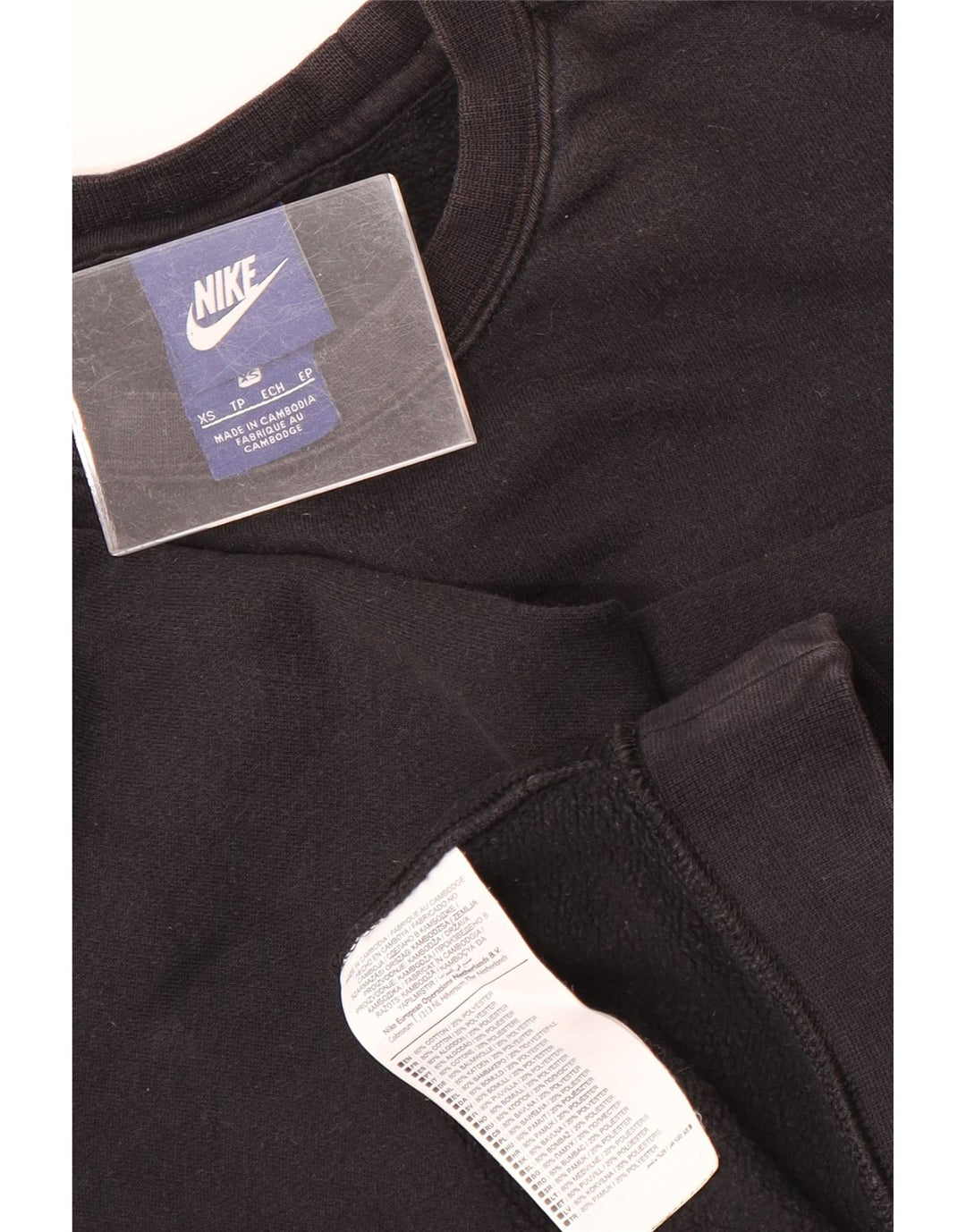 Nike Sweatshirt til mænd XS Sort bomuld