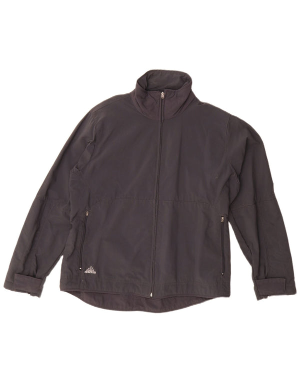 Adidas - Chaqueta bomber para mujer, talla 40, talla grande, poliamida negra