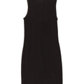 Zara Dame Sleeveless Sheath Dress UK 12 Medium Black